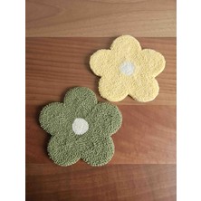 Punch Çiçekli Bardak Altlığı (13 Cm)