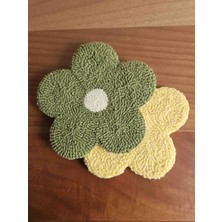 Punch Çiçekli Bardak Altlığı (13 Cm)
