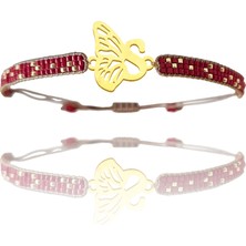 Tabitela Altın Bileklik Model 5 Harf S   G5B362 0.5 gr