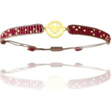 Tabitela Altın Bileklik Model 5 Kalp   G5B146 0.5 gr