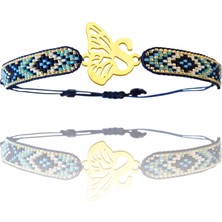 Tabitela Altın Bileklik Model 8 Harf S   G8B362 0.5 gr