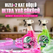 Cif Ultra Sprey Sakura Parfümlü Kir ve Yağ Sökücü 1025 ml