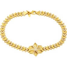 Güneş Işıltısı 14 Ayar Altın Bileklik