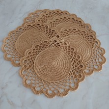 El Örgüsü 6 Kişilik Polyester Makrome Supla