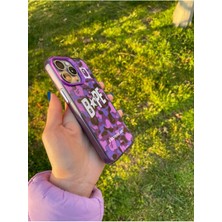 Apple iphone 14 Holocase Yeni Model Baskılı Sert Plastik Sararmaz Darbe Emici Kamera Korumalı