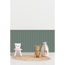 Dekoratif Ince Çizgili Duvar Panel Folyosu - Kendinden Yapışkanlı - Duvar Panel Sticker