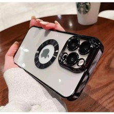 Iphone 14 Pro Uyumlu Extra Kamera Korumalı (Kamerası Cam Lensli) Lazer Lüx Kılıf - Tam Koruma-Kalite