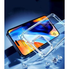 iphone 14 Pro Max Uyumlu Kılıf Şeffaf Yumuşak Silikon Kamera Korumalı Yüksek Kalite