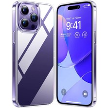 iphone 14 Pro Max Uyumlu Kılıf Şeffaf Yumuşak Silikon Kamera Korumalı Yüksek Kalite