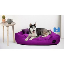 Ultrasoft Mukavemetli Battal Boy Köpek Yatağı Yıkanabilir Ürün / Kemik ve Yastık Hediyeli