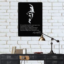 Dekadron Atatürk Metal Duvar Dekor