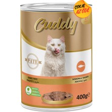 Cuddy Kıyma Somon Etli Yetişkin Kedi Konservesi 400 G 12 Adet