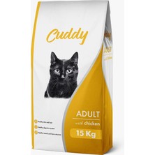 Cuddy Yetişkin Kedi Maması Tavuklu 15 kg