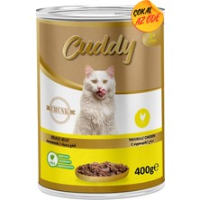 Cuddy Parça Tavuk Etli Kedi Konservesi 400 G 1 Adet