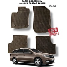 Logan Mcv Monogramlı (2013-2020) Kauçuk Paspas Takımı -Koku Yapmaz-Orjinal Servis Ürünüdür