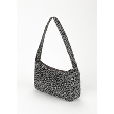 Pamela Basic Antrasit Leopar Baget Çanta