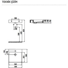 Creavit NX255 Next 50X50 cm Setüstü Düz Kare Lavabo
