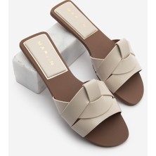 Kadın Bantlı Günlük Terlik Siyso