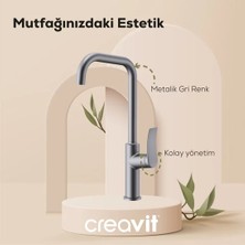 Creavit LU8500GR Lua Evye Bataryası Metalik Gri