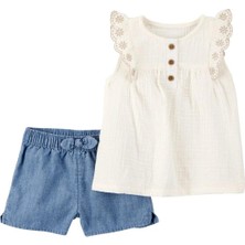 Carter's Kız Bebek Alt Üst Set