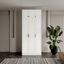 Milas 3 Kapaklı Komple Mdf Yüklüklü Gardırop