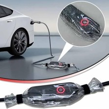 Glanz Elektrikli Araç Şarj Adaptör Yağmur Koruma Brandası, Ev Şarj Adaptör Koruyucu 45 - 23CM