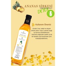Harrem Ananas Sirkesi Doğal Fermantasyon 500ml Cam Şişe