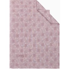Five Scarf Pembe Relax Yaprak Şal
