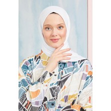 Five Scarf Kar Beyaz Five Penye Şal