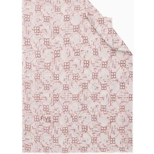 Five Scarf Şeker Pembesi Relax Yaprak Şal