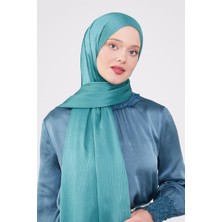 Five Scarf Çimen Yeşili Brillant Abiye Şal