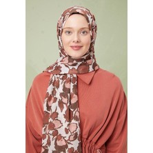Five Scarf Somon Desenli Cotton Şal