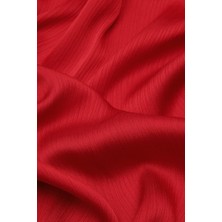 Five Scarf Koyu Kırmızı Brillant Abiye Şal