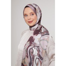 K.gül Etnik Çini Desen Vual Ipek Şal