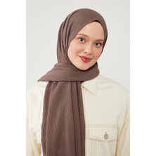 Five Scarf Koyu Vizon Harmoni Şal