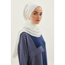 Five Scarf Krem Naturel Pamuk Şal