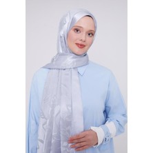 Bebe Mavisi Yonca Desen Deluxe Devore Şal