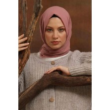 Five Scarf Koyu Pudra Maxi Cotton Şal