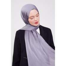 Five Scarf Koyu Gri Brillant Abiye Şal