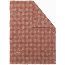 Five Scarf Taba Relax Ekose Desen Şal