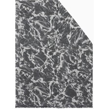 Five Scarf Gri Relax Mermer Desen Şal