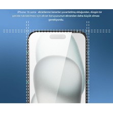 Iphone 16 Pro Uyumlu Kırılmaz Ekran Koruyucu Cam 3'lü Set