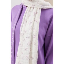 Lila Gül Comfort Line Şal