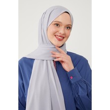 Five Scarf Açık Gümüş Medine İpeği Şal