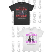 Spiderman&gwen Baskılı Oversize Sevgili Couple T-Shirt Modelleri