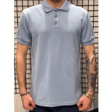 Polo Yaka T-Shirt %95 Pamuk Premium A+ Kalite Beyaz Mavi Çekme Solma Bozulma Yapmaz Garanti Stblue