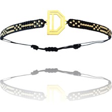 Tabitela Altın Bileklik Model 7 Harf D   G7B627 0.5 gr