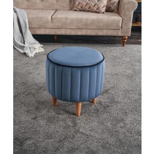 Favora Lindy Puf - Mavi