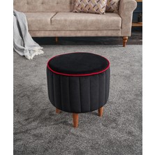 Favora Lindy Puf - Siyah