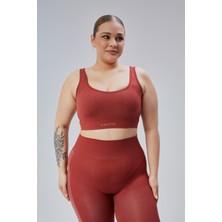 Kalın Askılı Sports Bra – Kiremit